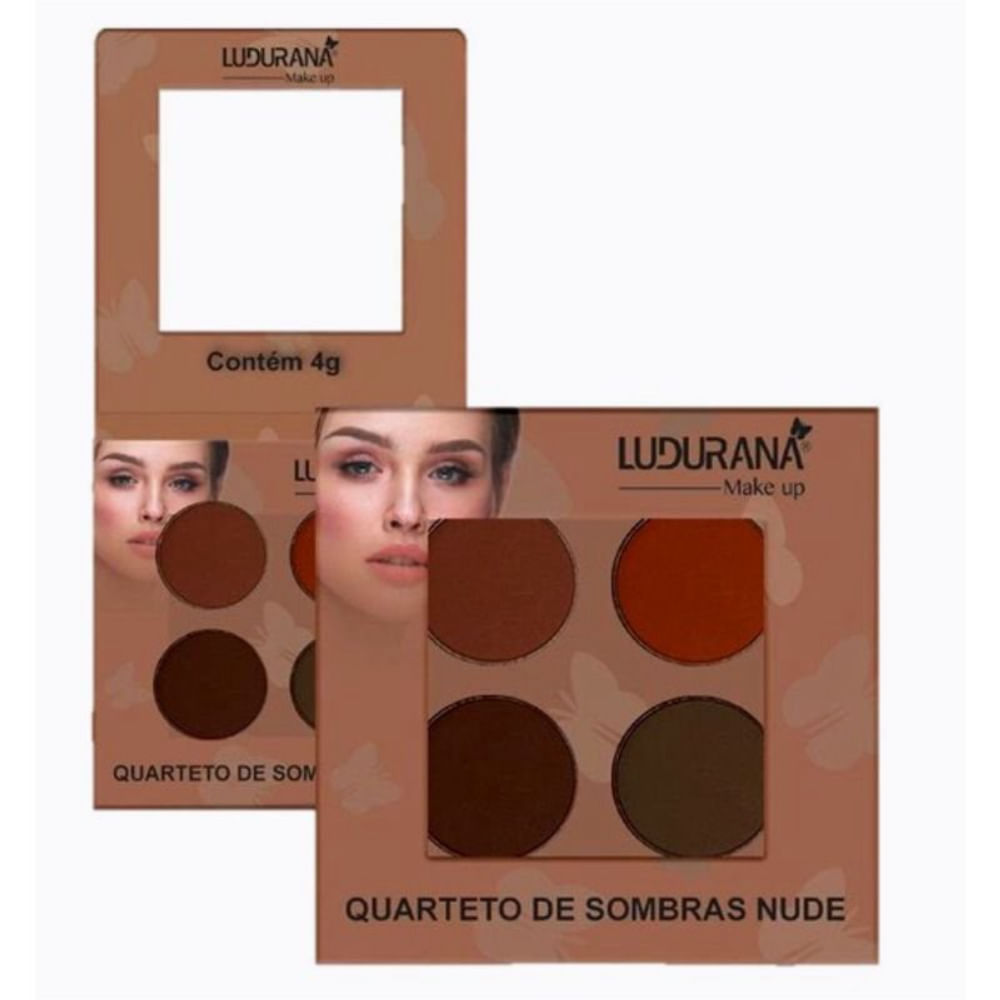 Quarteto de Sombra Nude 4 Ludurana M00032