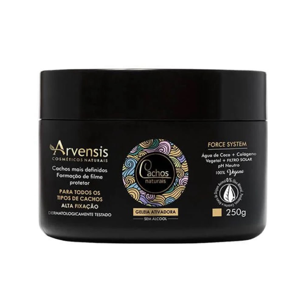 Geleia Cachos Naturais 250g Suave Fixação Arvensis (CCDM)