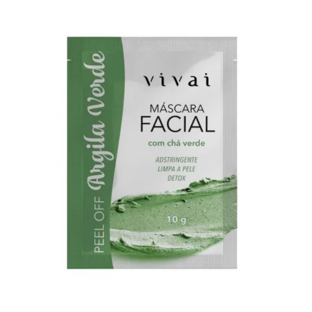 Máscara Facial Argila Verde Vivai