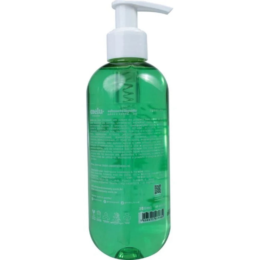 Sabonete Líquido Mão E Corpo Berry Pie 250ml Melu By Ruby Rose RR40022
