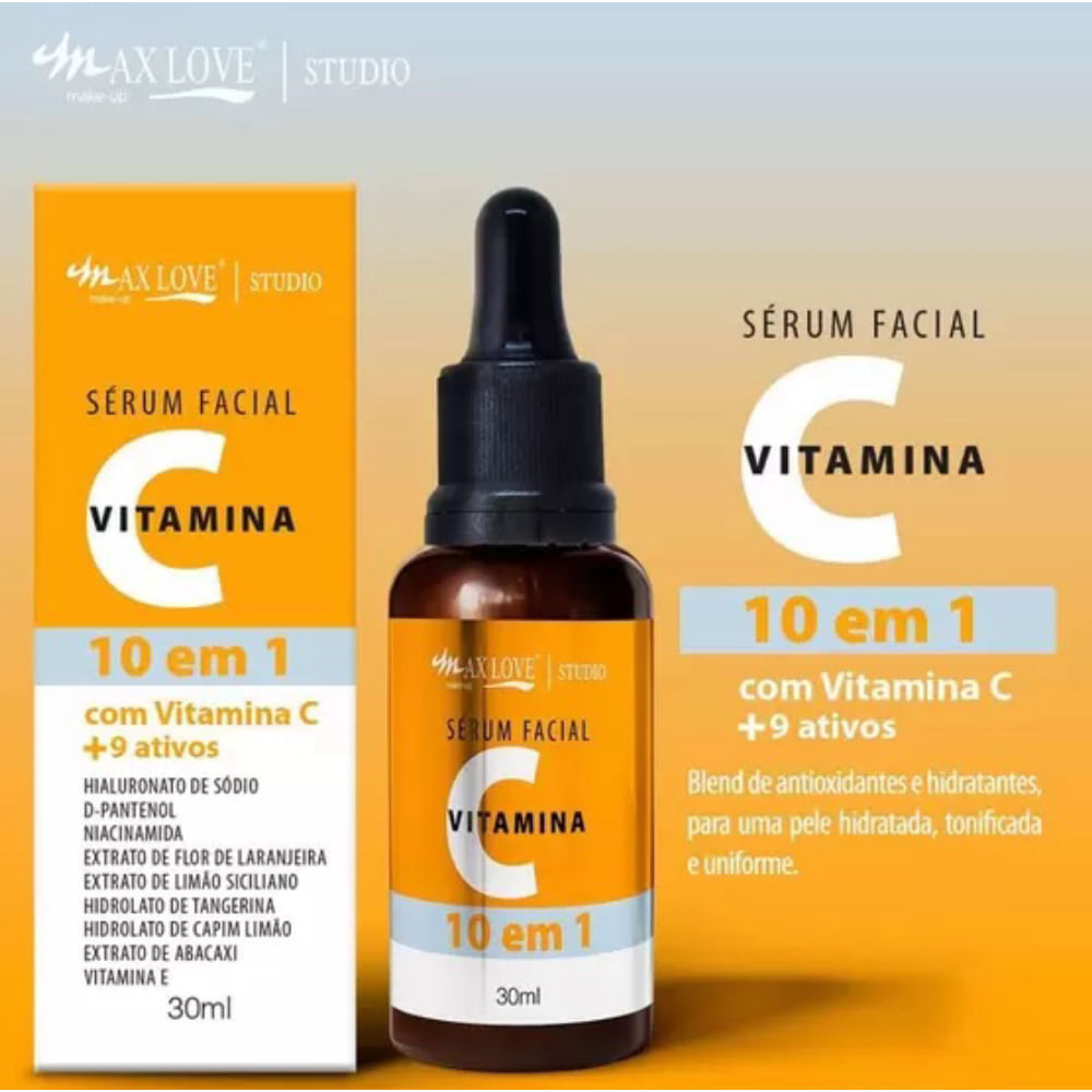 Sérum Vitamina C 10 em 1 Maxlove