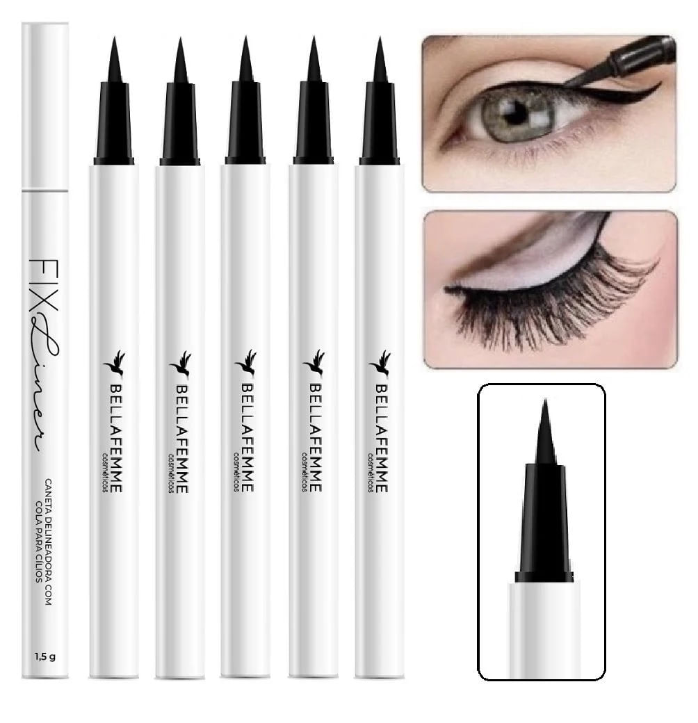 Caneta Delineadora Bellafemme com Cola para Cílios BF10101
