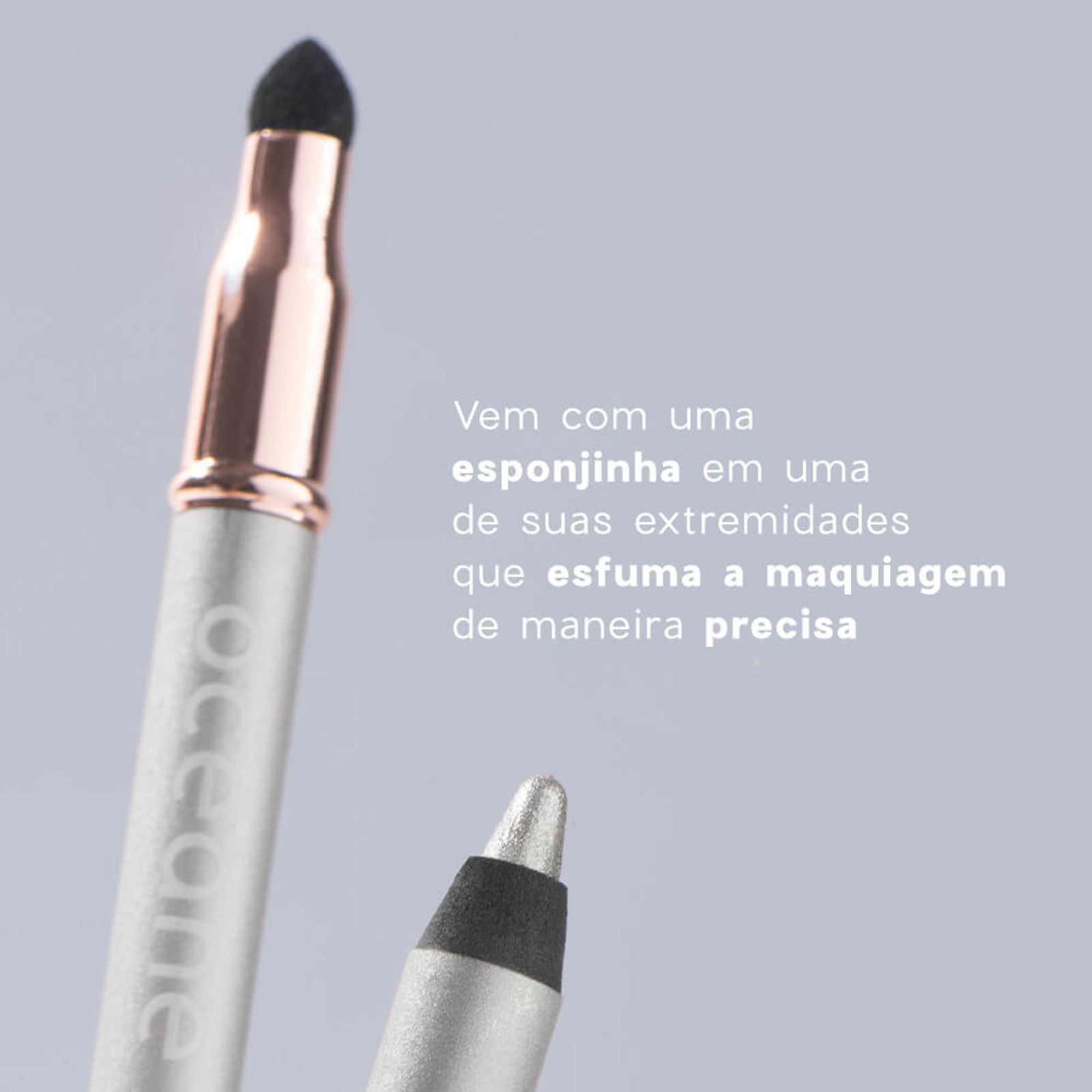 Lápis Para Olhos 4you Océane Silver Prata