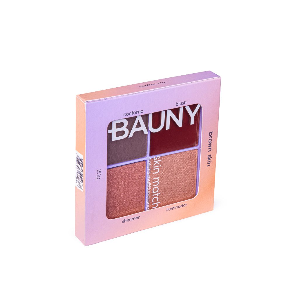 Paleta Multifuncional Skin Match Brown  Bauny