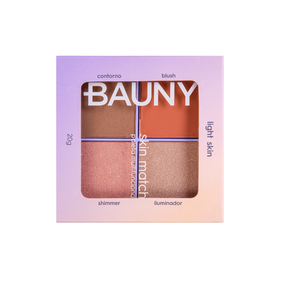 Paleta Multifuncional Skin Match Light Bauny