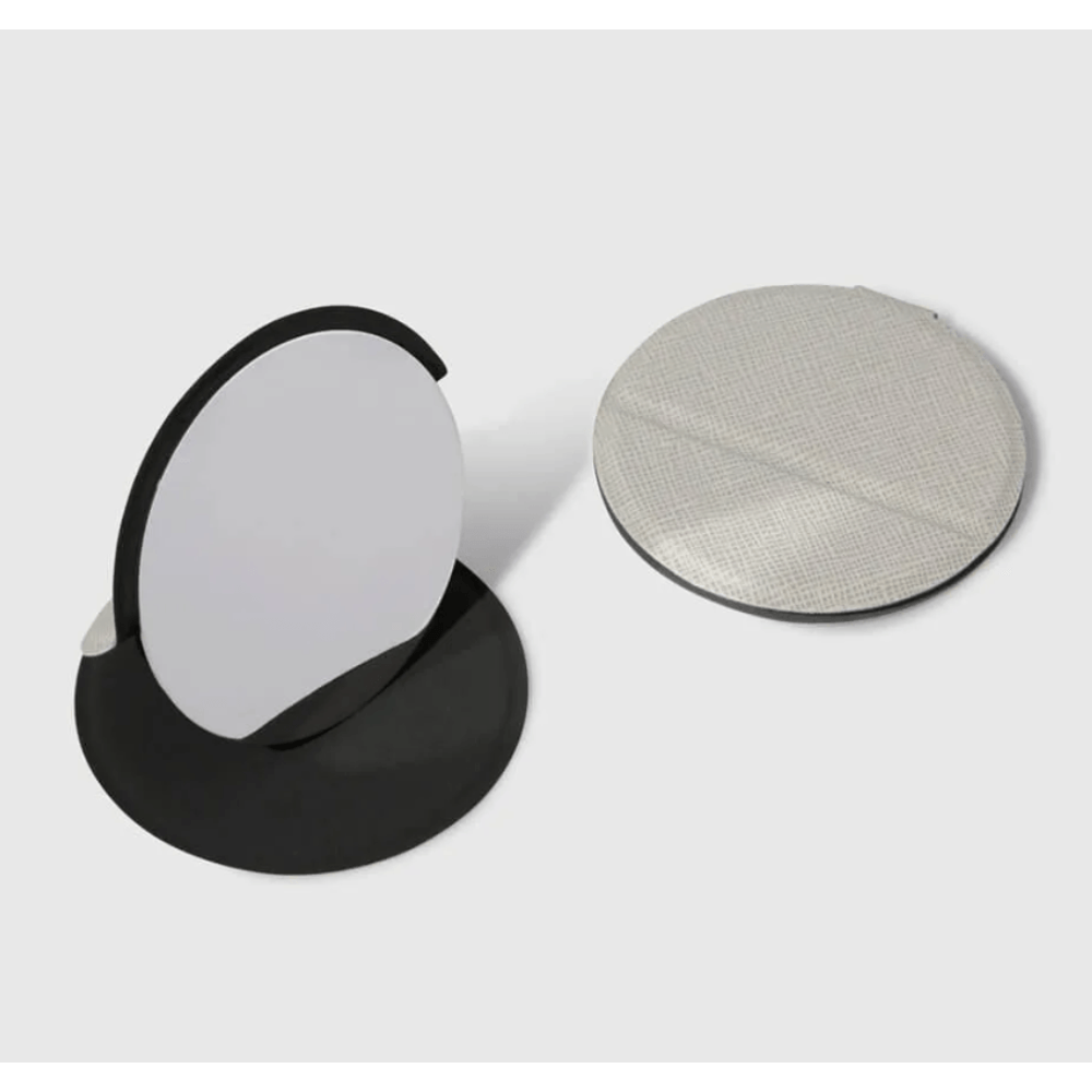 Espelho Compacto Capri Slim Pocket Mirror Océane Bege