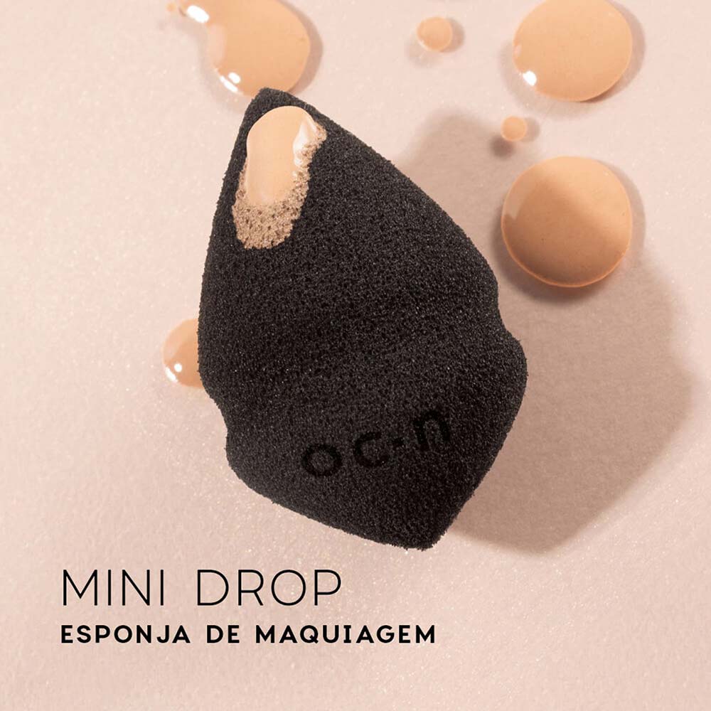 Mini Esponja de Maquiagem Edition Mini Drop Océane Preta