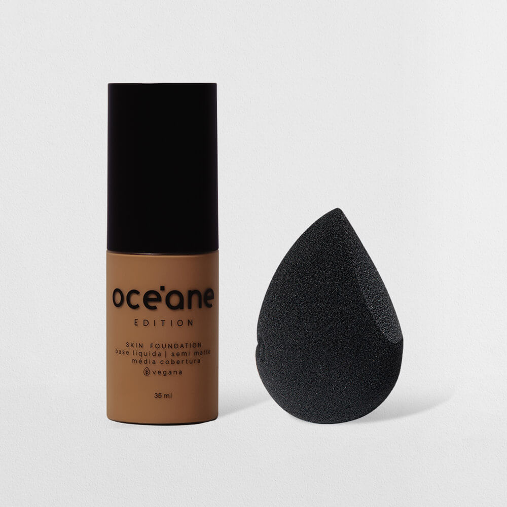 Kit Base Líquida 440t + Esponja De Maquiagem Océane Edition (2 Produtos)