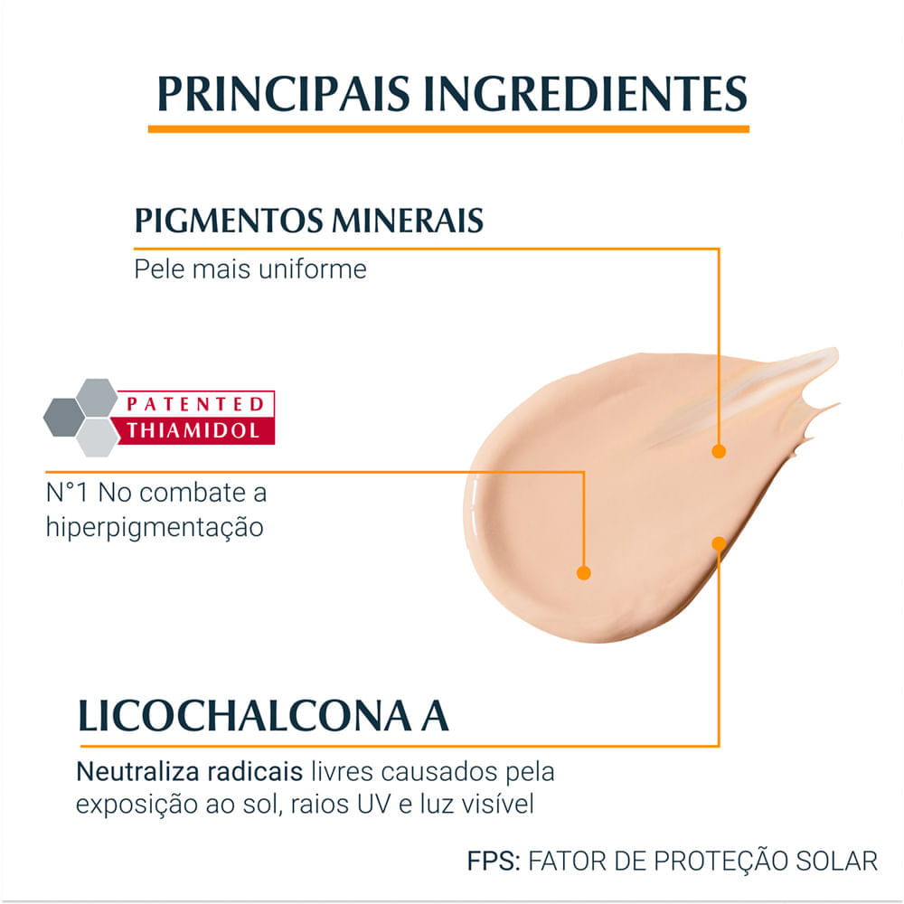 Protetor Solar Facial Matte Eucerin Pigment Control Tinted FPS 70 Clara 50 ml