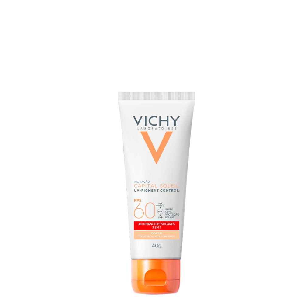 Protetor Solar Facial Antimanchas Vichy Capital Soleil Uv-pigment Control Fps 60 1.0 40 G