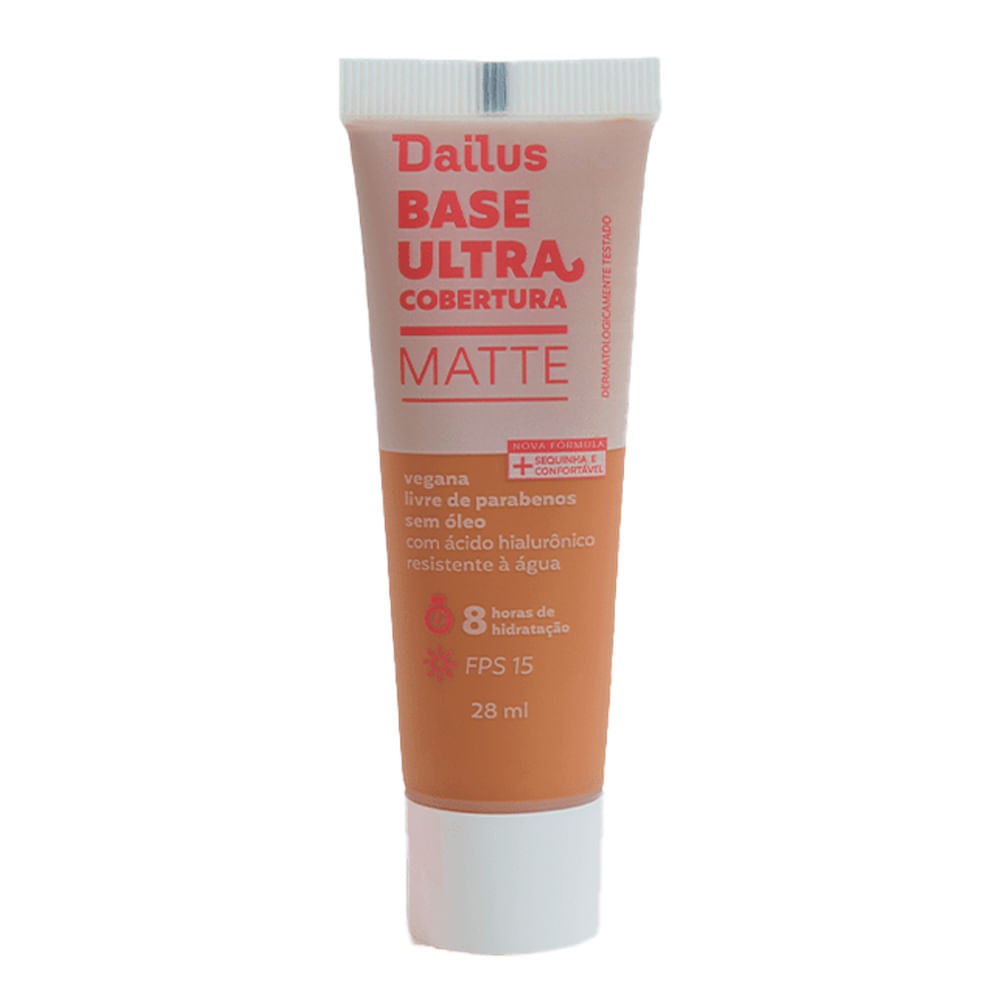 Base Líquida Dailus Matte Ultra Cobertura Escuro D9