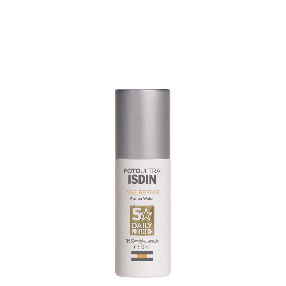 Protetor Solar Facial Isdin Fusion Water Age Repair  FPS 50 ml