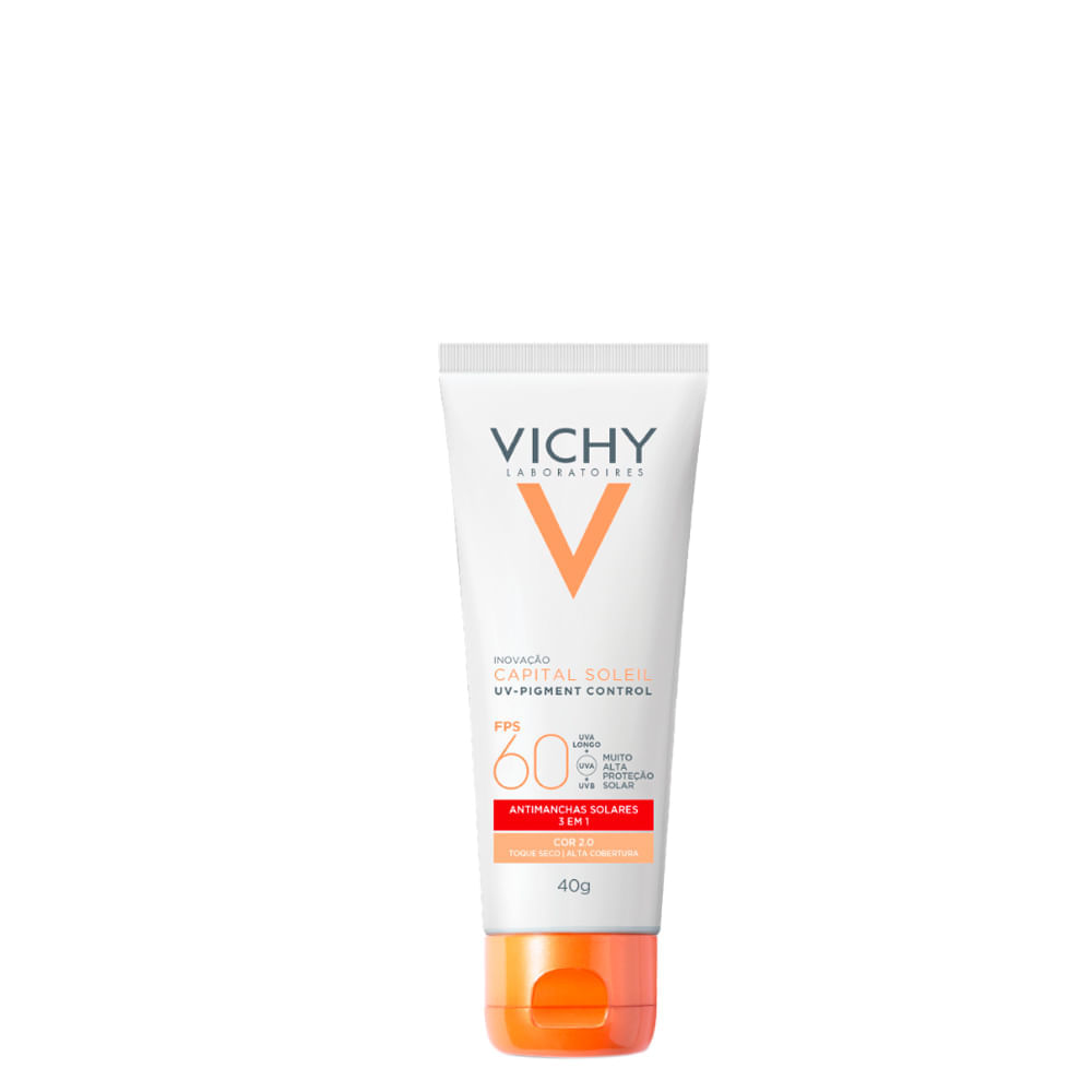 Protetor Solar Facial Antimanchas Vichy Capital Soleil UV-Pigment Control FPS 60 2.0 40 g
