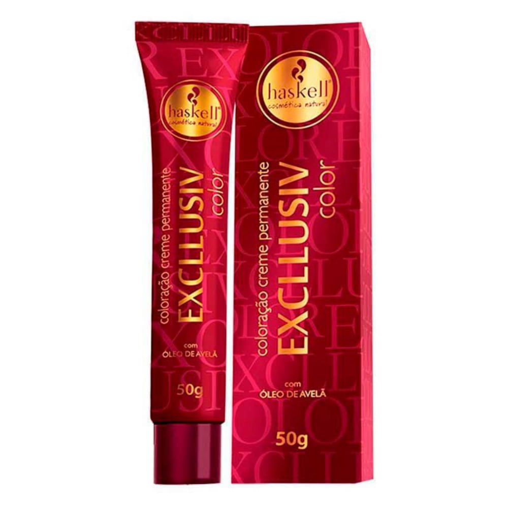 Tintura Haskell Excllusiv Color Louro Escuro Marrom 6.7
