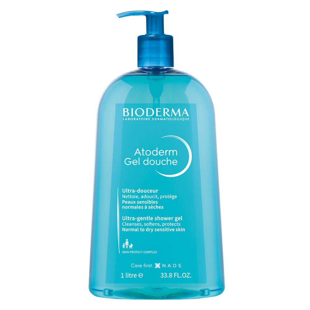 Gel de Banho Corporal Hidratante Bioderma Atoderm 1000 ml