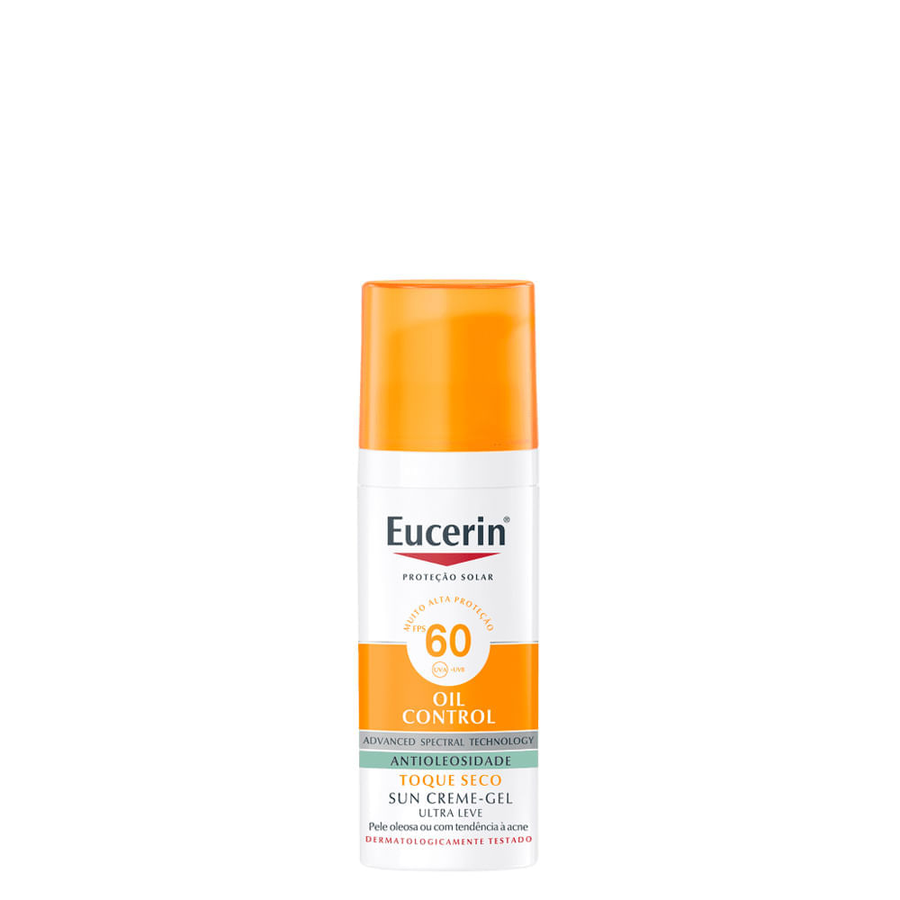 Eucerin Sun Oil Control Creme Facial Fps 60 50ml