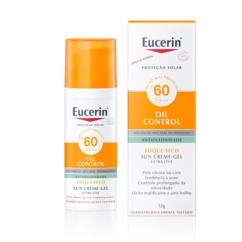 Eucerin Sun Oil Control Creme Facial FPS 60 50ml