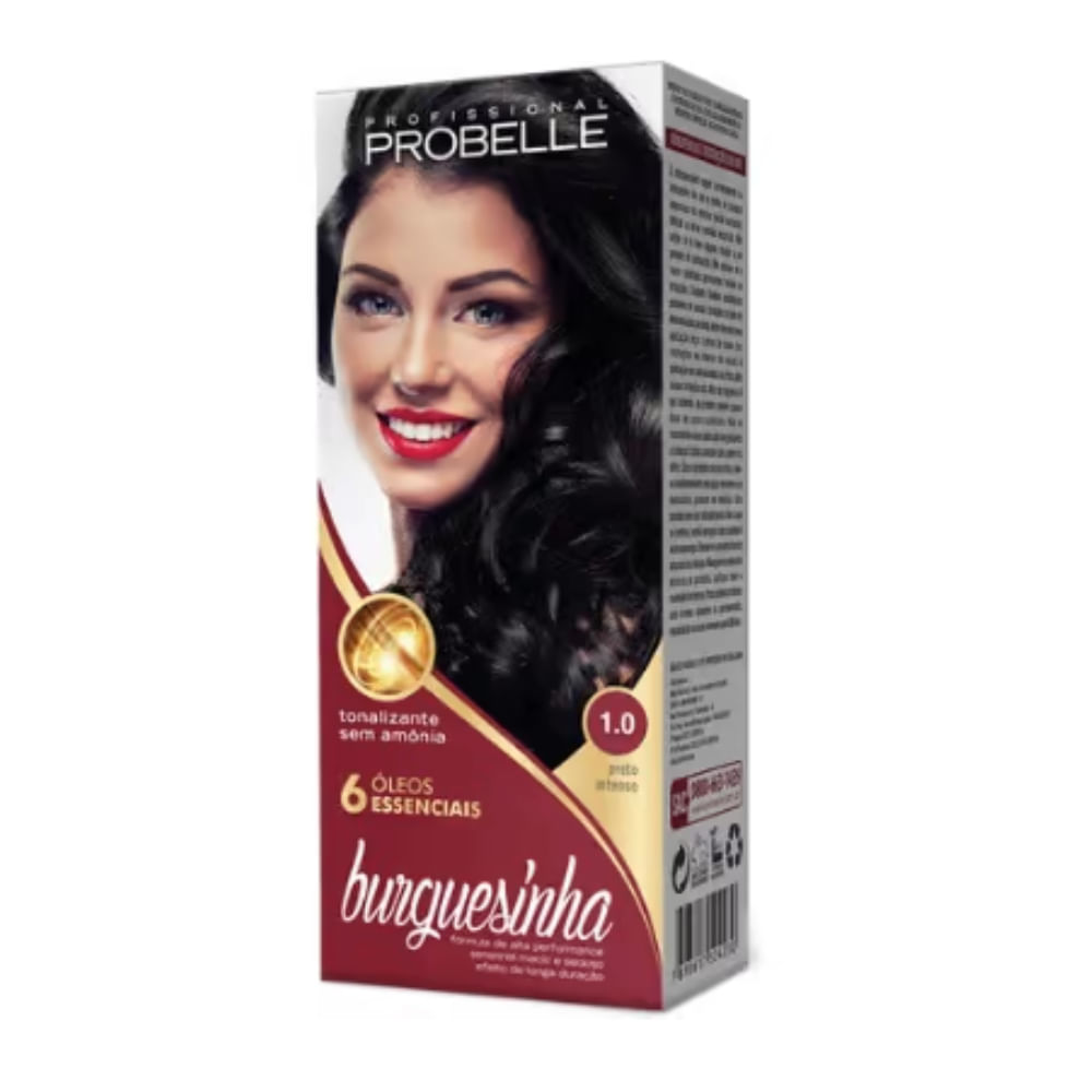 Tonalizante Burguesinha Cor:1.0 Probelle 50ml