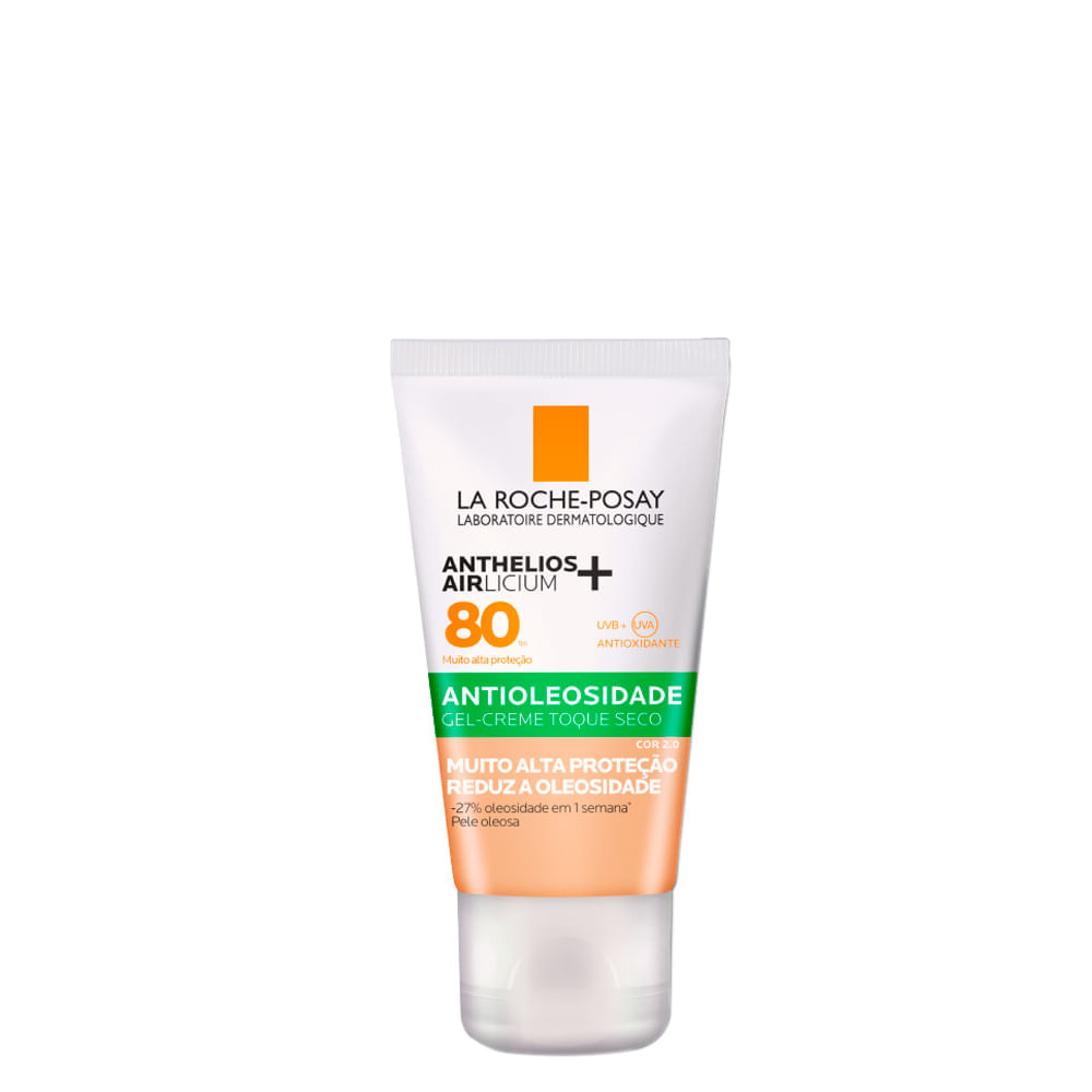Protetor Solar Facial Antioleosidade La Roche-Posay Anthelios Airlicium FPS 80 2.0 40 g