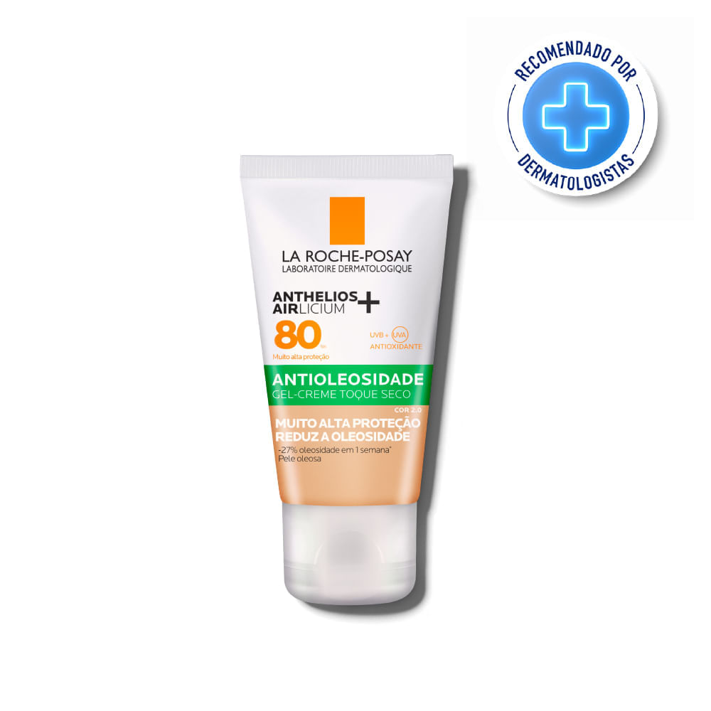 Protetor Solar Facial Antioleosidade La Roche-Posay Anthelios Airlicium FPS 80 2.0 40 g