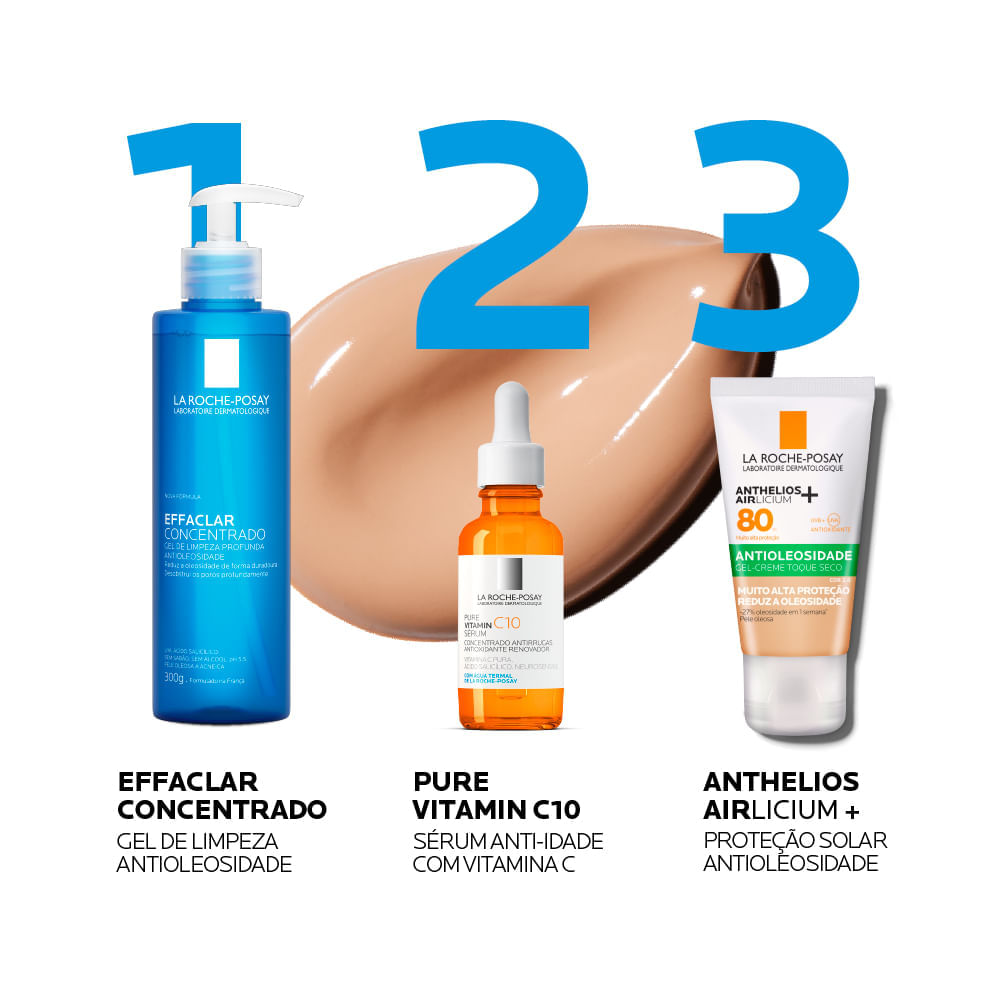 Protetor Solar Facial Antioleosidade La Roche-Posay Anthelios Airlicium FPS 80 2.0 40 g