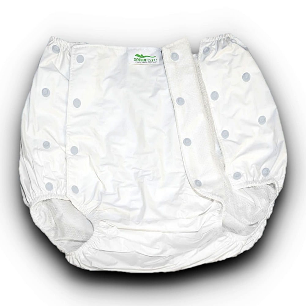 Calça Plástica Senior Care Standard Com Botão Tamanho 52/54 Unidade