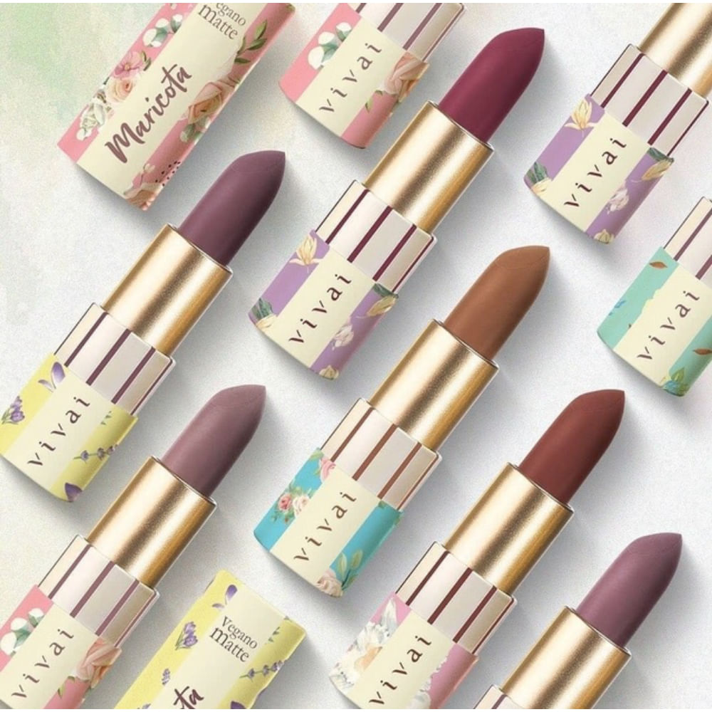 Vivai Batom Bastão Vegano Matte Maricota Cor: 06