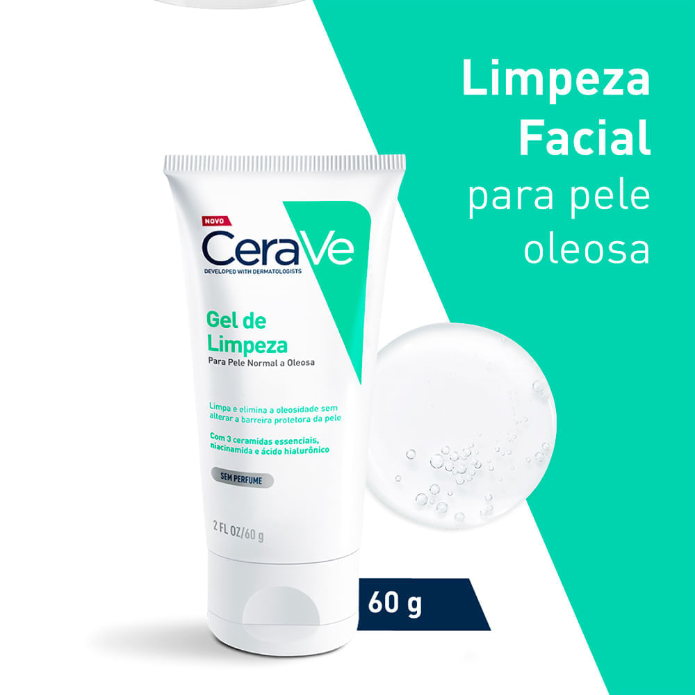 Gel Facial de Limpeza CeraVe 60 g