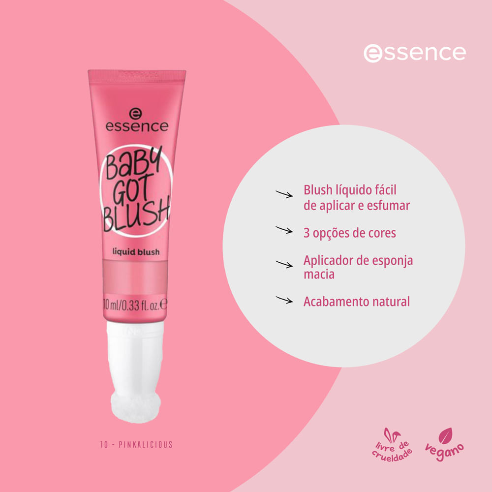 Blush Líquido Baby Got Blush Essence 10 Pinkalicious