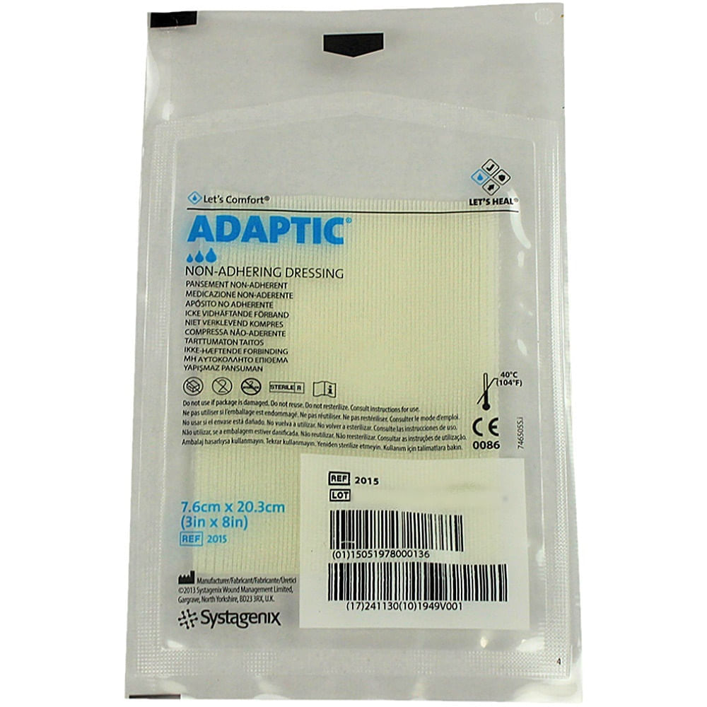 Curativo Adaptic Não Aderente 7.6x20.3cm Ref 2015 Unidade