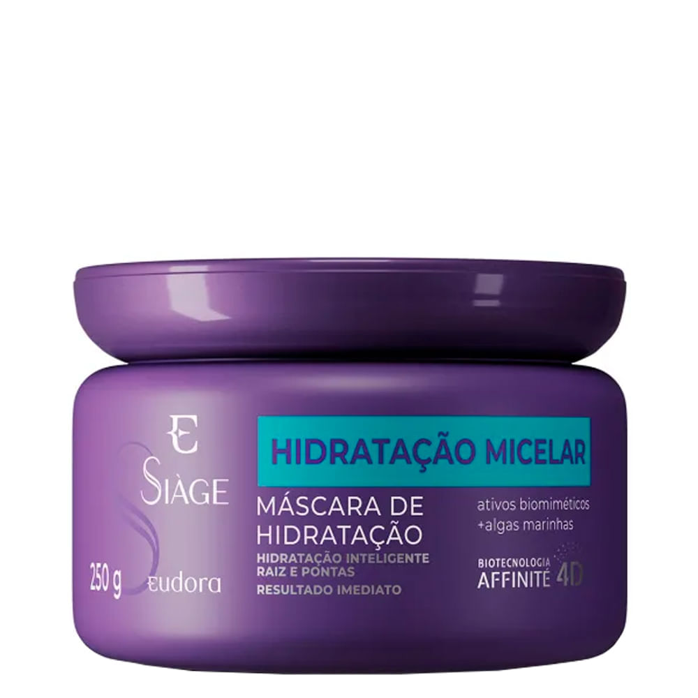 Máscara De Hidratação Eudora Siàge Hidratação Micelar 250 G