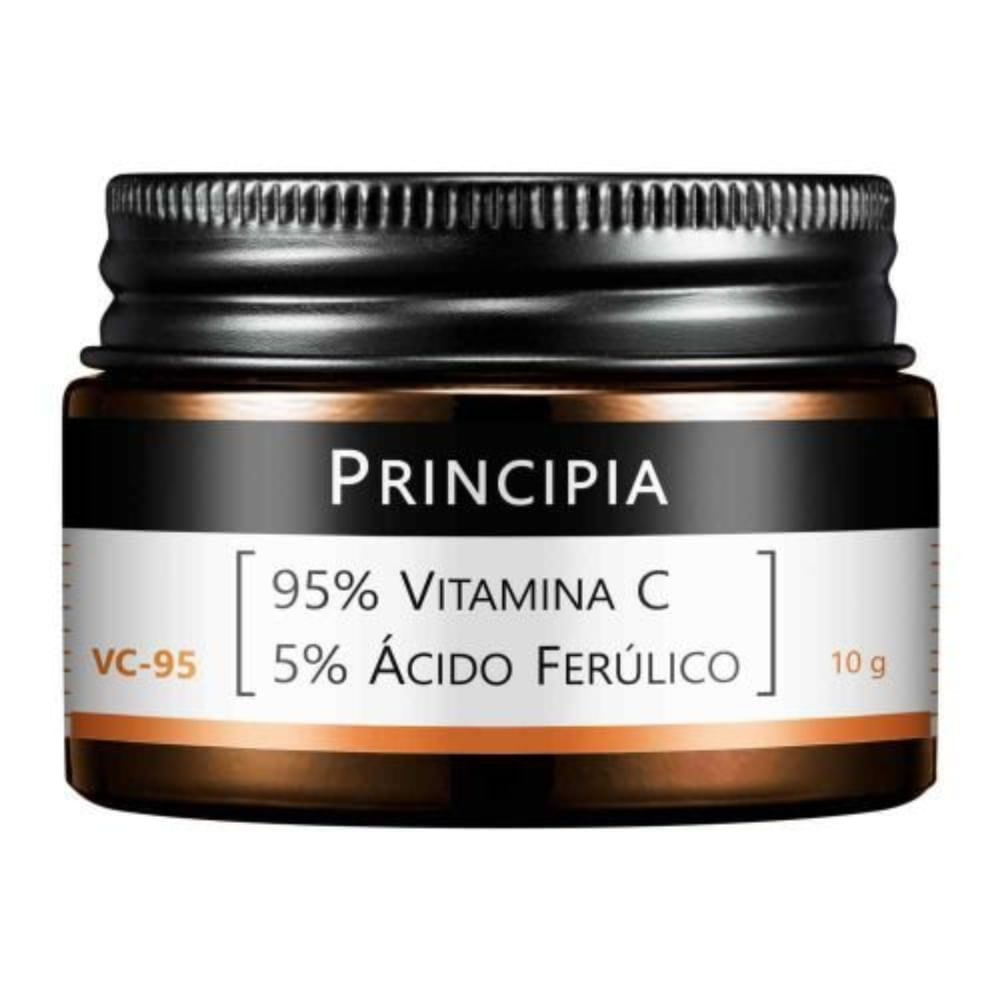 Pó Ultrafino Principia Vitamina C Pura 95% + 5% Ácido Ferúlico Principia Skincare VC-95 10g