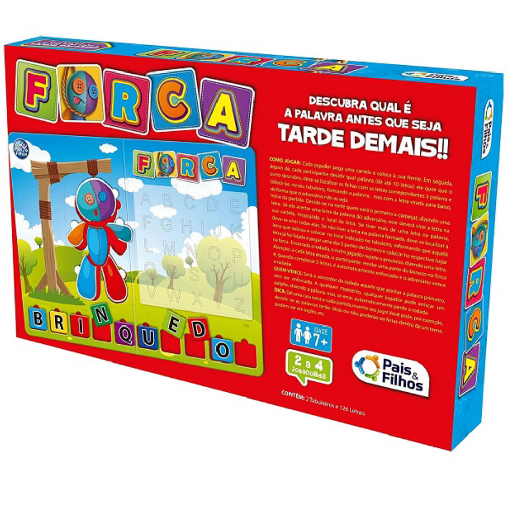 Jogo Forca Pais e Filhos