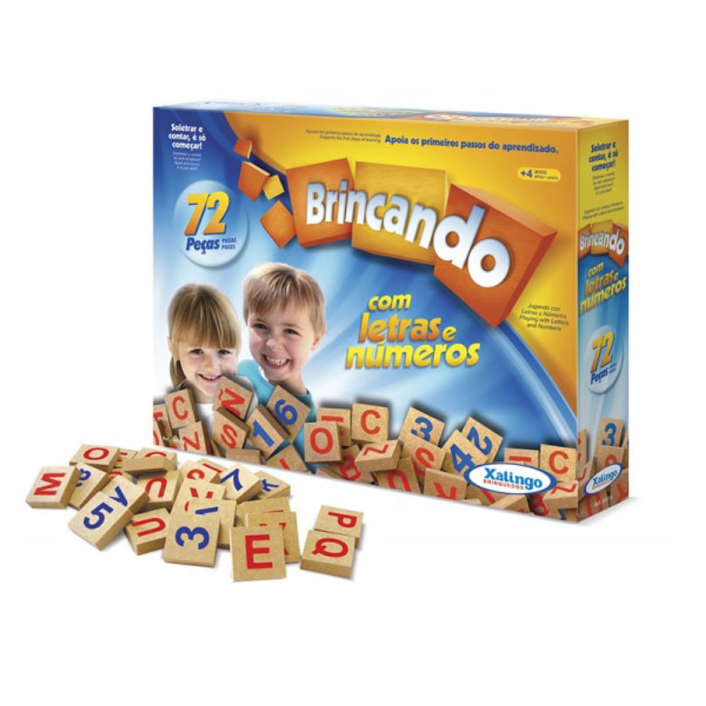 Brincando Com Letras E Numeros Xalingo