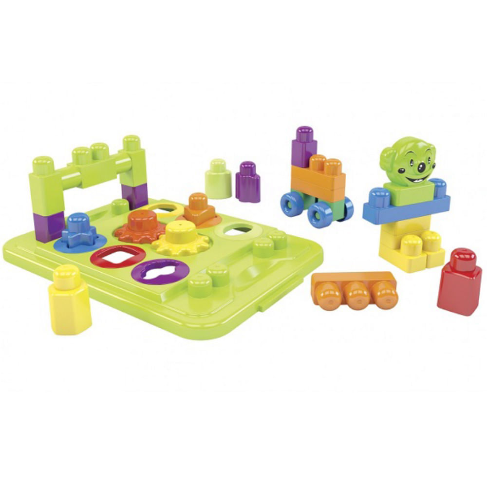 Blocos De Montar Blocolandia Caixa Educativa Dismat 31 Peças