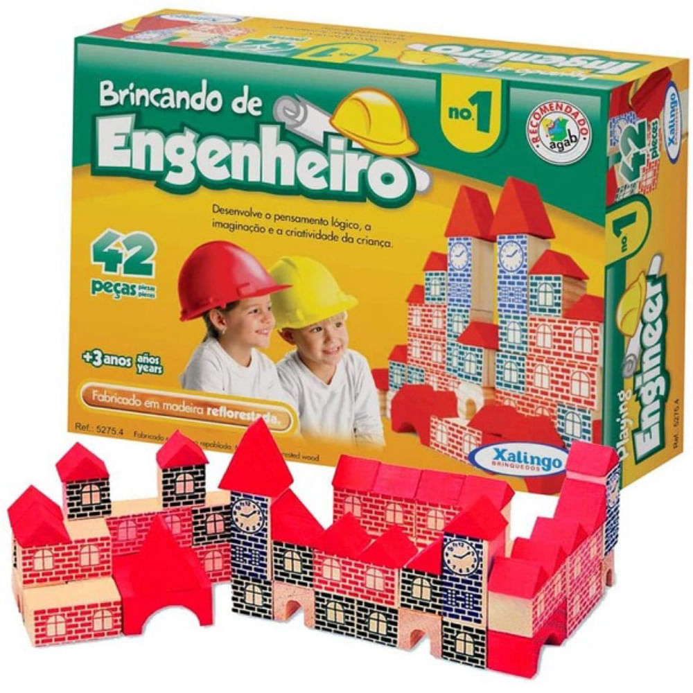 Jogo Brincando de Engenheiro I Xalingo
