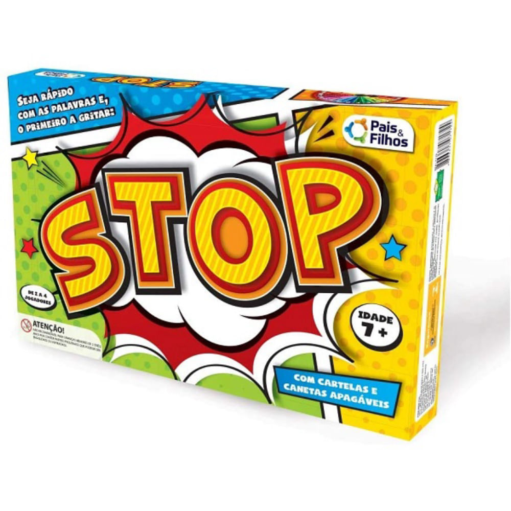 Jogo STOP Pais e Filhos