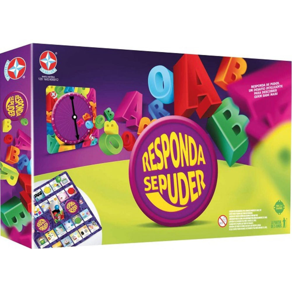 Jogo Responda SE Puder Estrela