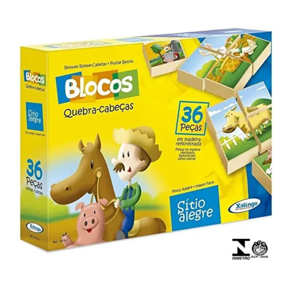 Blocos Quebra-cabeça Sitio Alegre Xalingo