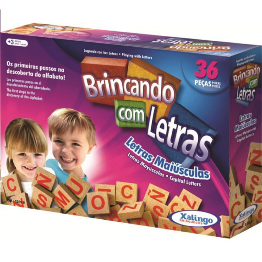 Jogo Brincando com Letras Xalingo