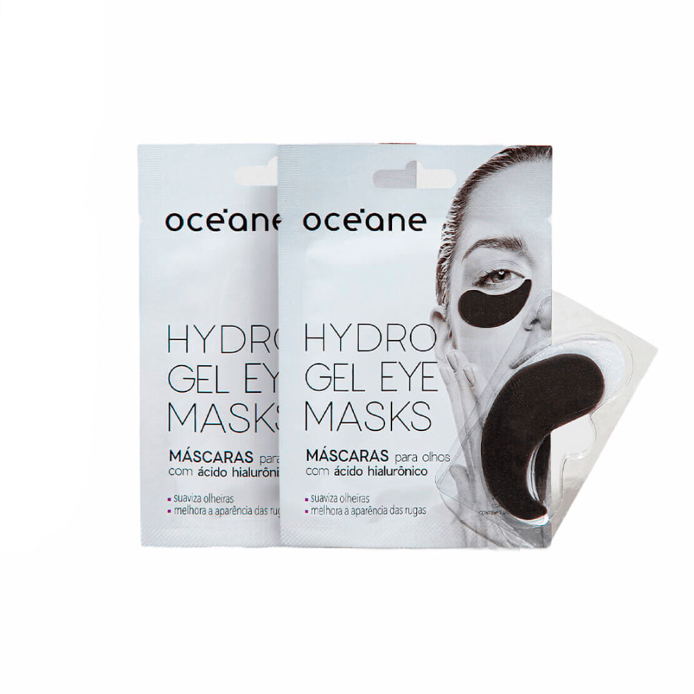 Kit Océane Máscaras Para Olhos Com Ácido Hialurônico 2 Unidades