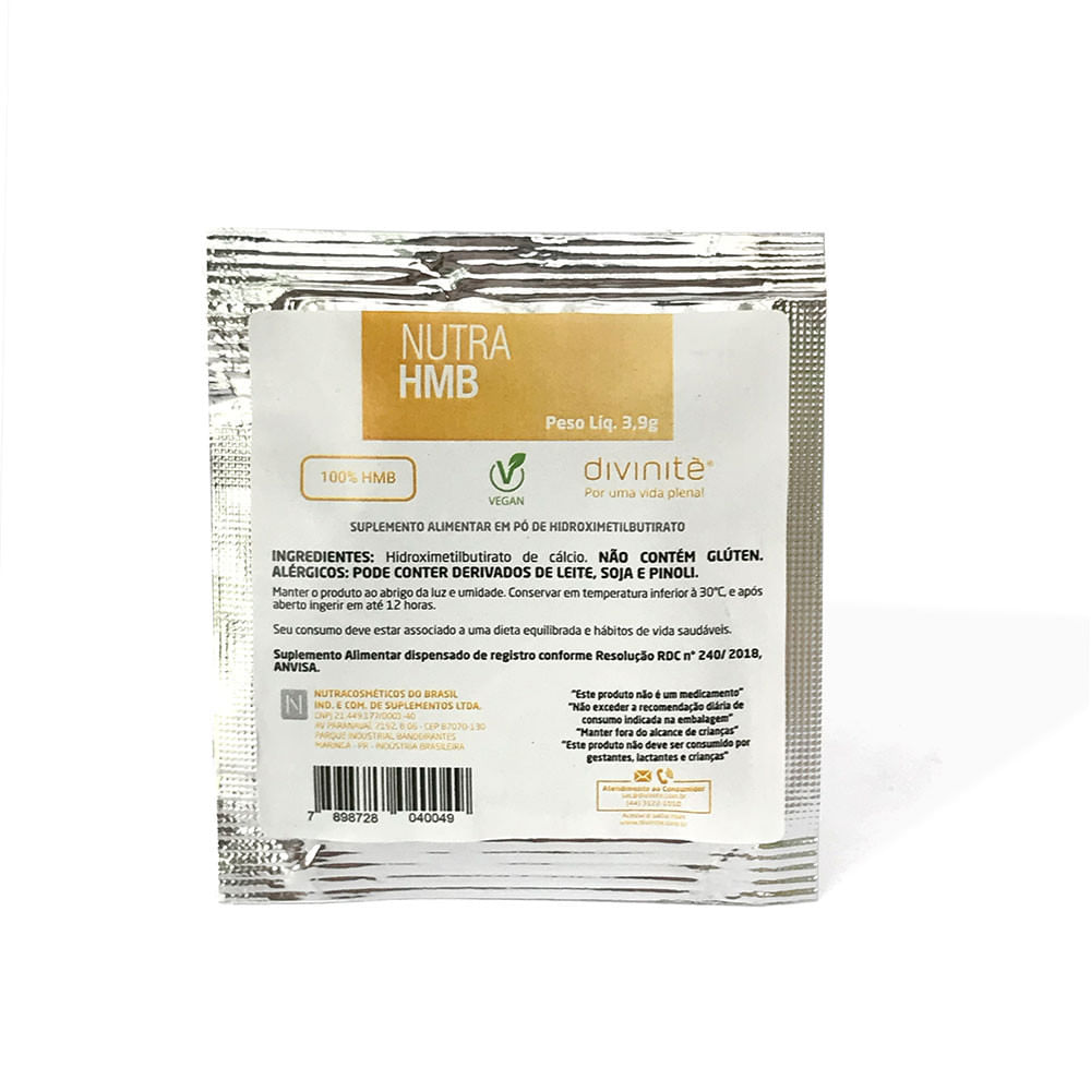 Nutra HMB 100 com Saches 3,9g Divinitè