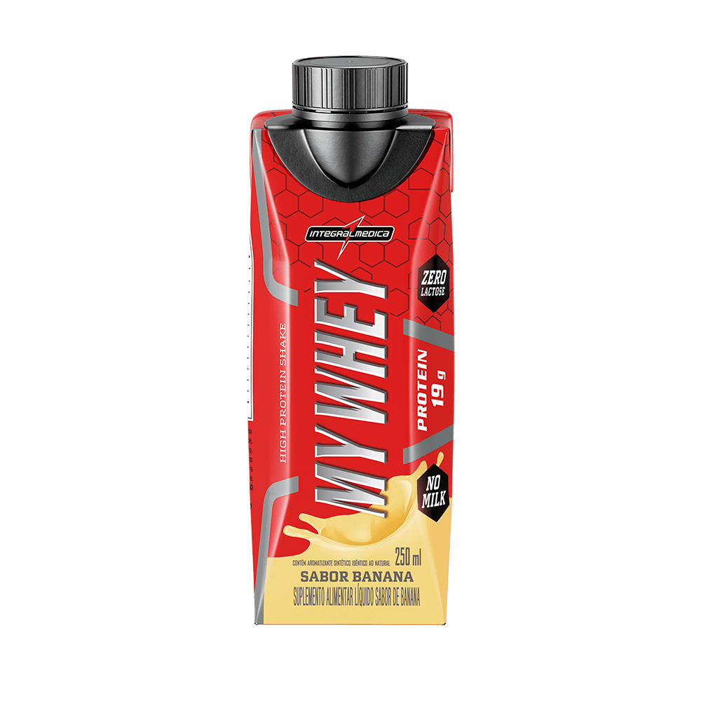 Bebida Proteica My Whey Integralmédica Banana 1 Unidade