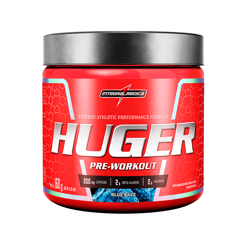 Pré Treino Huger Integralmédica Blue Razz 160 g