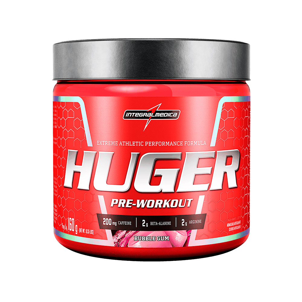 Pré Treino Huger Integralmédica Bubble Gum 160 g