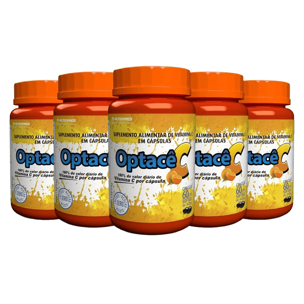 Kit Optacê C Nutramed Com 60 Cápsulas Com 5 Unidades