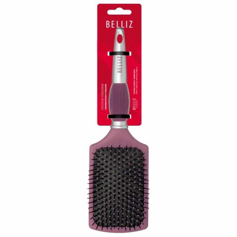 Escova De Cabelo Belliz Ion Concept Raquete 754