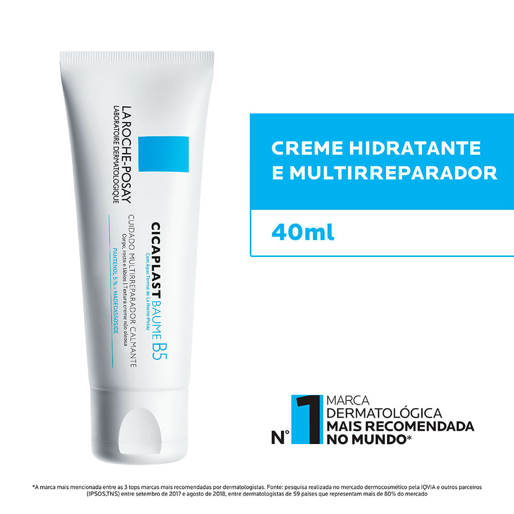 Creme Hidratante Corporal e Facial La Roche-Posay Cicaplast Baume B5 40 ml