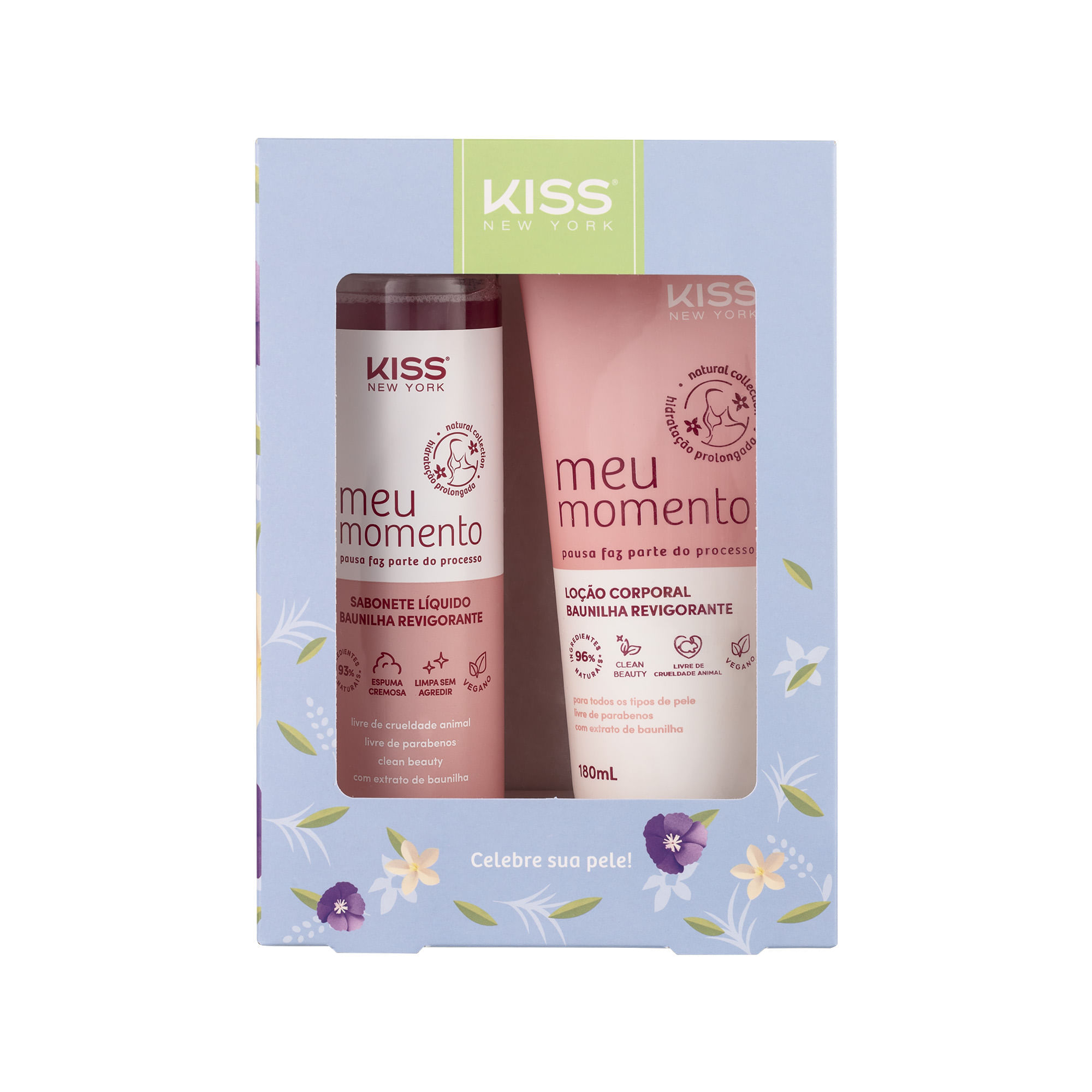 Kit Corporal Baunilha Kiss New York