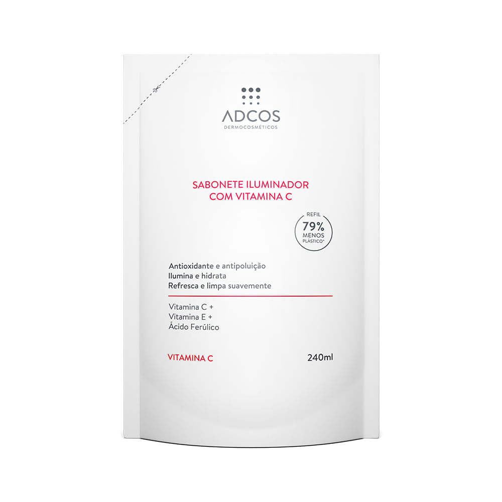 Refil Sabonete Iluminador Com Vitamina C 240ml